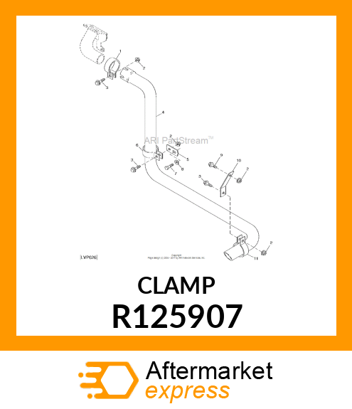 CLAMP, 57 MM R125907