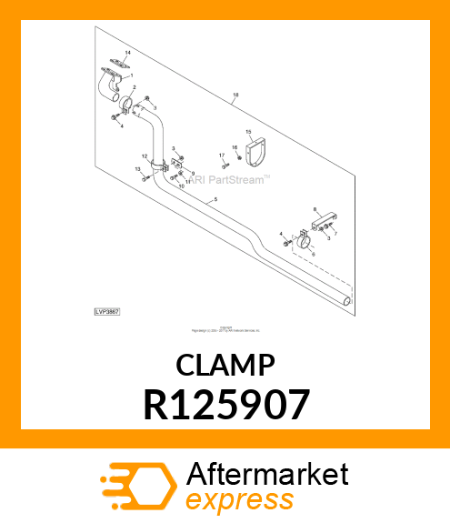 CLAMP, 57 MM R125907
