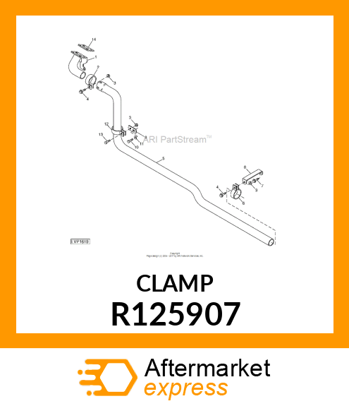 CLAMP, 57 MM R125907
