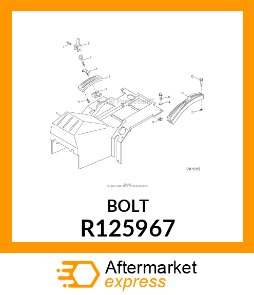 SCREW, BOLT, SHOULDER R125967