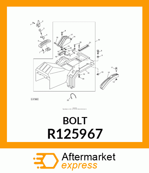 SCREW, BOLT, SHOULDER R125967