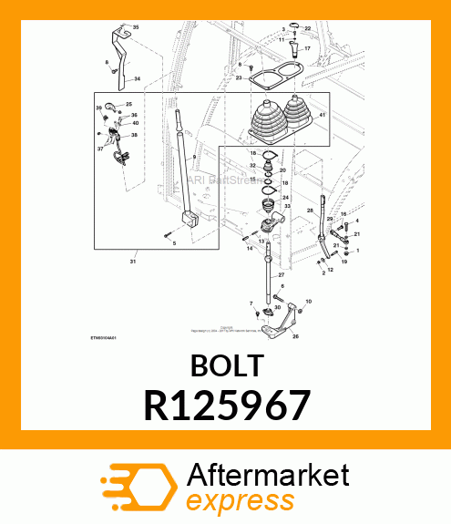 SCREW, BOLT, SHOULDER R125967