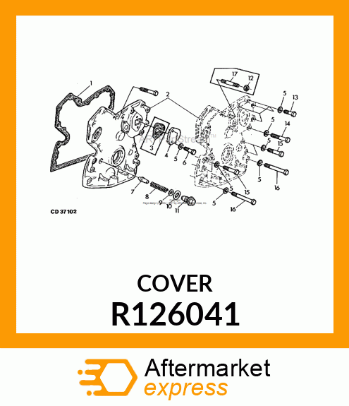 COVER,INJECTION PUMP GEAR R126041