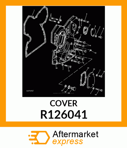 COVER,INJECTION PUMP GEAR R126041