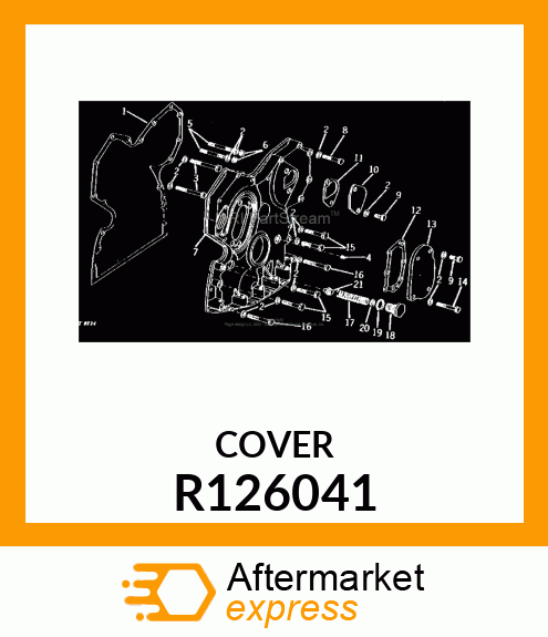 COVER,INJECTION PUMP GEAR R126041