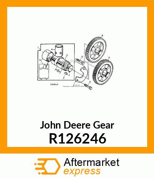 GEAR,CAM R126246