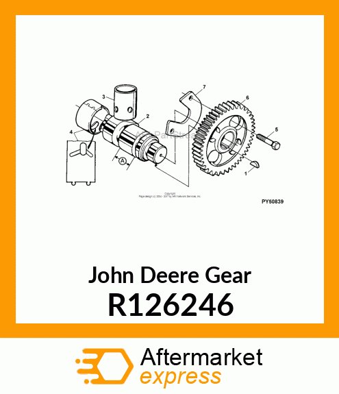 GEAR,CAM R126246