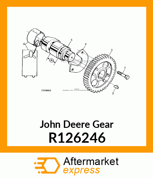 GEAR,CAM R126246