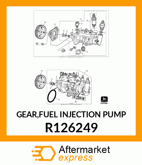 GEAR,FUEL INJECTION PUMP R126249