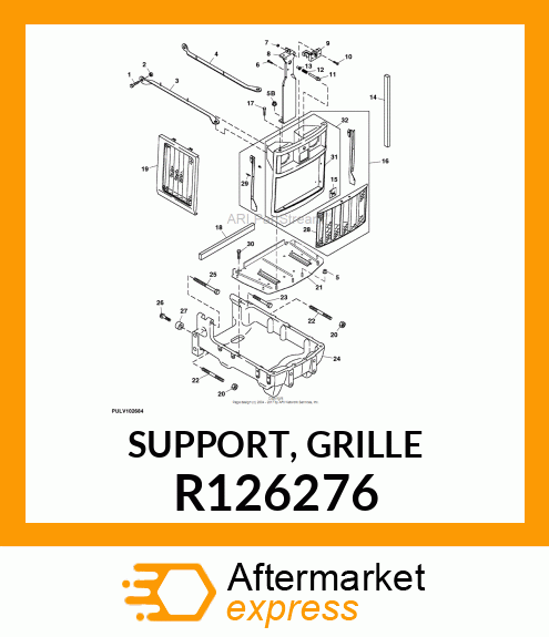 SUPPORT, GRILLE R126276