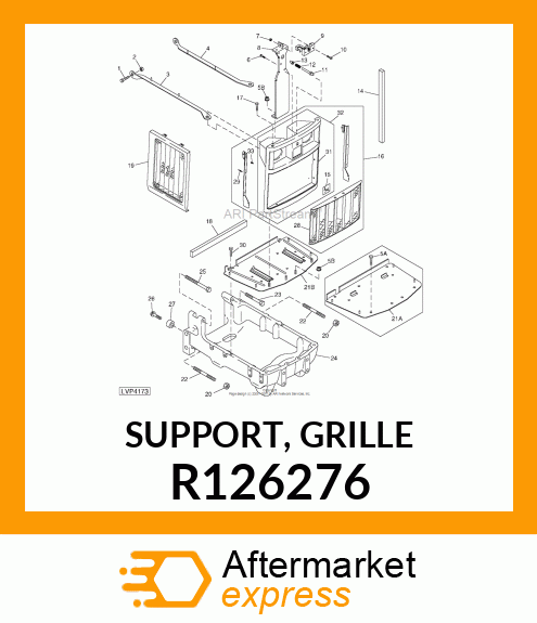 SUPPORT, GRILLE R126276