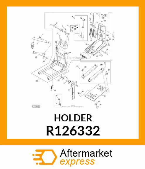 HOLDER, SEAT BELT R126332