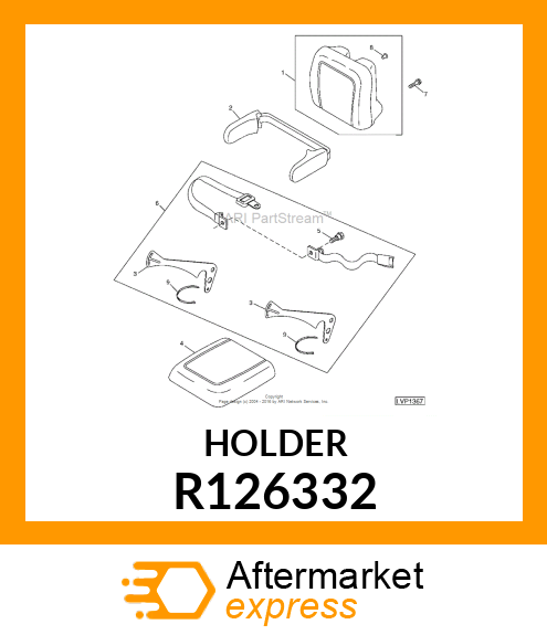 HOLDER, SEAT BELT R126332