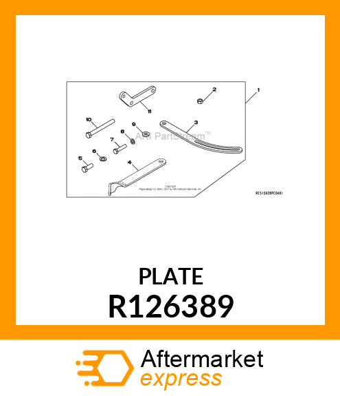 BRACKET, ALTERNATOR R126389