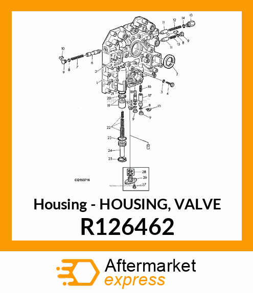 Housing - HOUSING, VALVE R126462