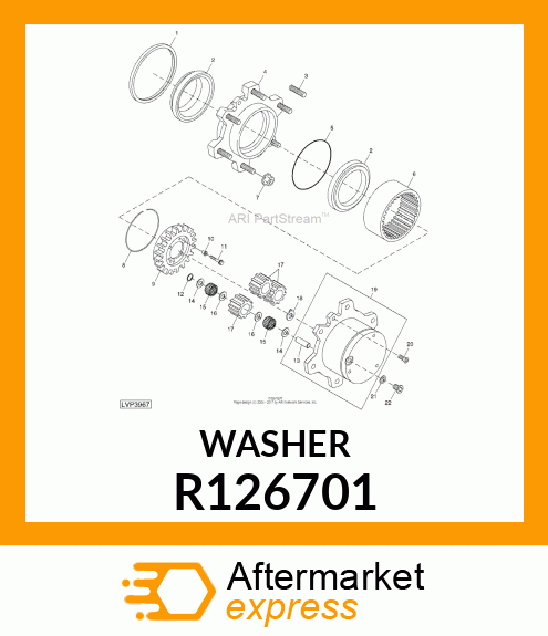 WASHER, SPECIAL R126701