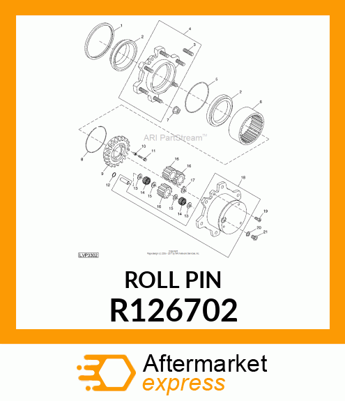 NEEDLE BEARING, BEARING, NEEDLE ROL R126702