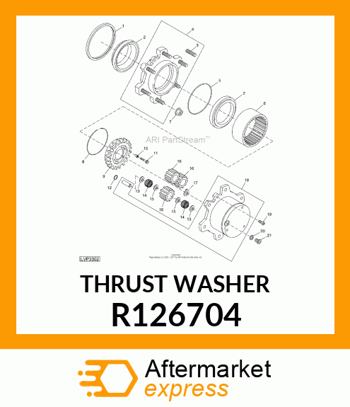 THRUST WASHER R126704