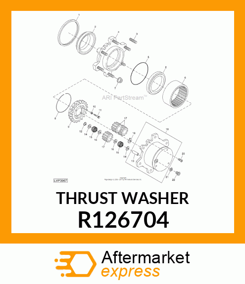 THRUST WASHER R126704