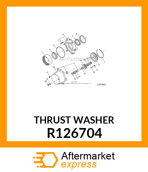 THRUST WASHER R126704