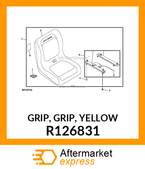 GRIP, GRIP, YELLOW R126831