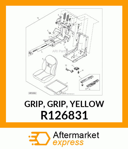 GRIP, GRIP, YELLOW R126831