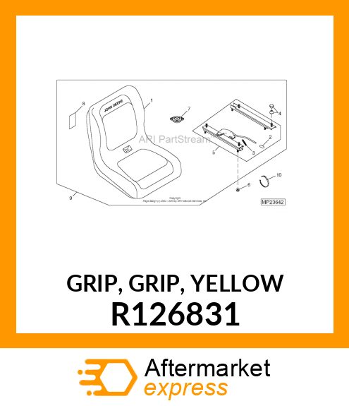 GRIP, GRIP, YELLOW R126831