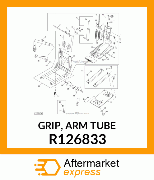 GRIP, ARM TUBE R126833