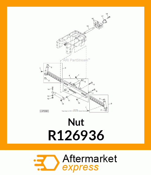 NUT, HEX, PREVAILING TORQUE R126936