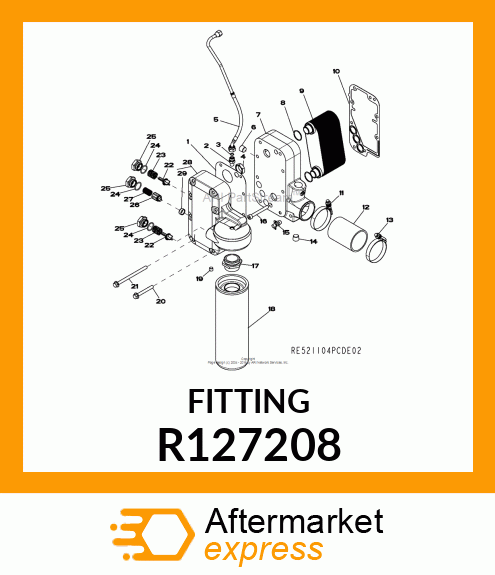 ADAPTER FITTING R127208