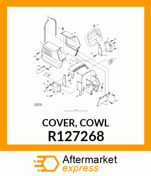 COVER, COWL R127268