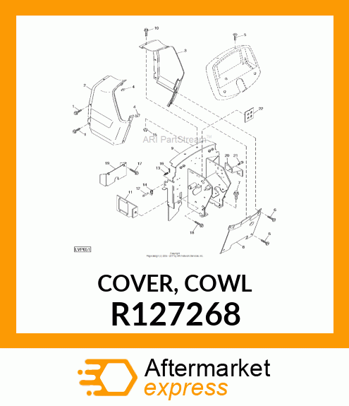 COVER, COWL R127268