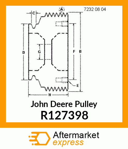 PULLEY,FAN R127398