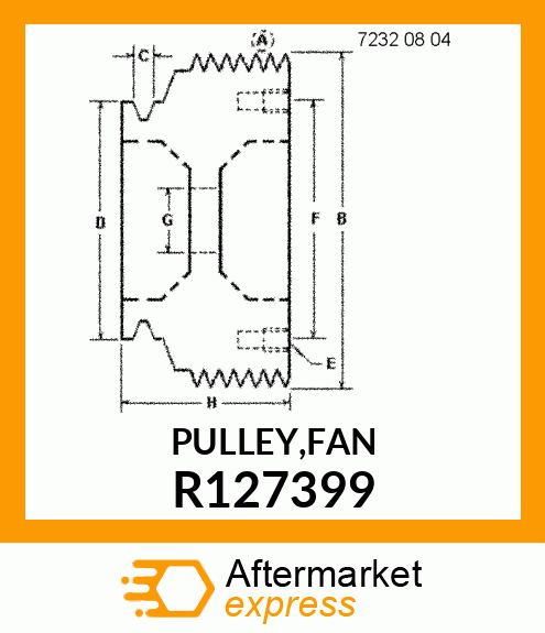 PULLEY,FAN R127399