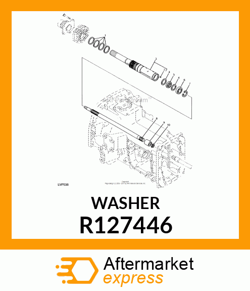 WASHER, WASHER R127446