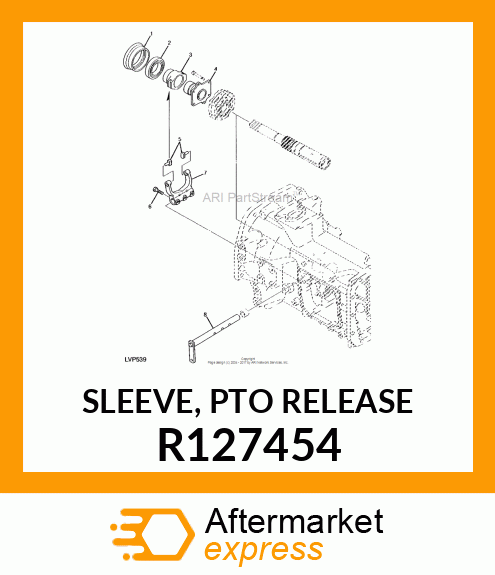 SLEEVE, PTO RELEASE R127454