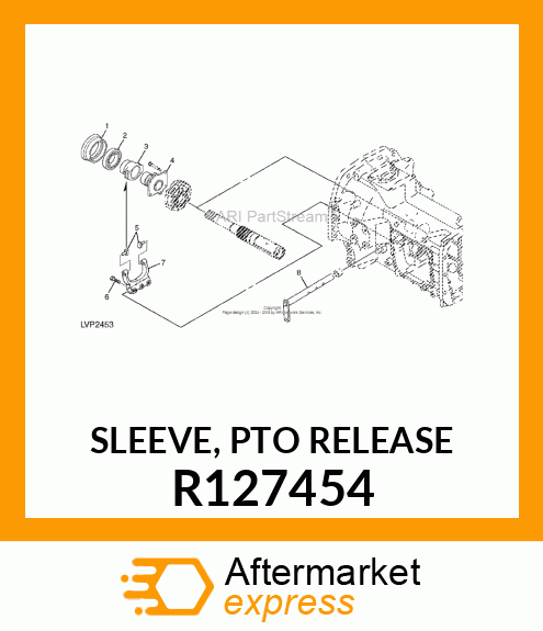 SLEEVE, PTO RELEASE R127454