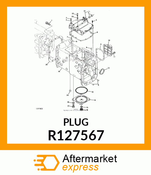 FITTING PLUG, FITTING PLUG, M30 R127567