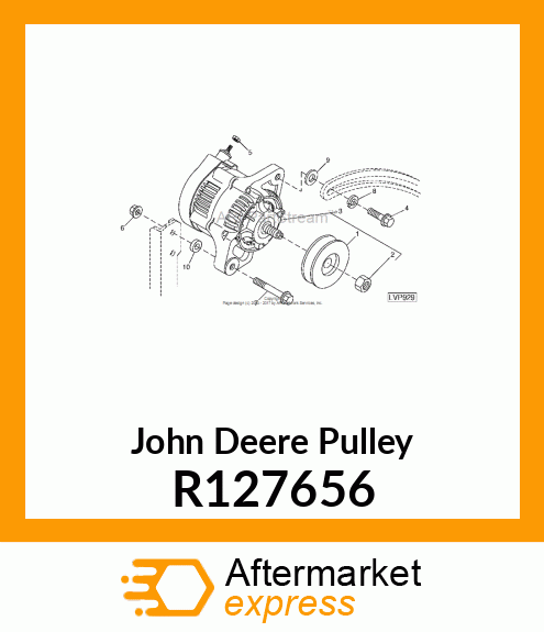 PULLEY, ALTERNATOR R127656