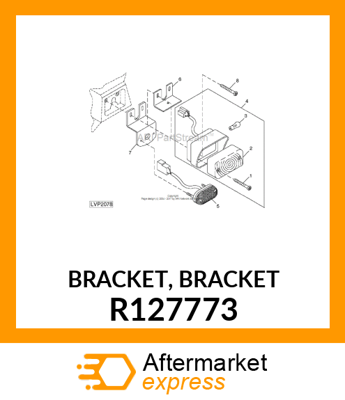 BRACKET, BRACKET R127773