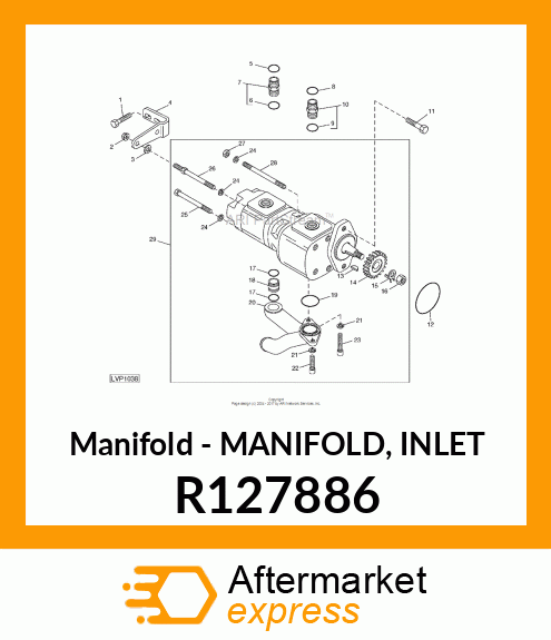 Manifold Inlet R127886