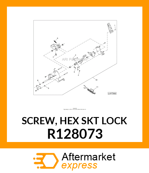 SCREW, HEX SKT LOCK R128073