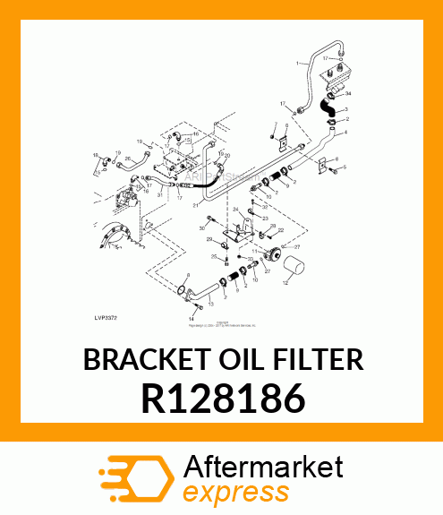 Bracket Oil Filter R128186