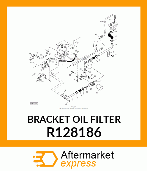 Bracket Oil Filter R128186