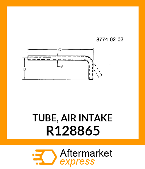 TUBE, AIR INTAKE R128865