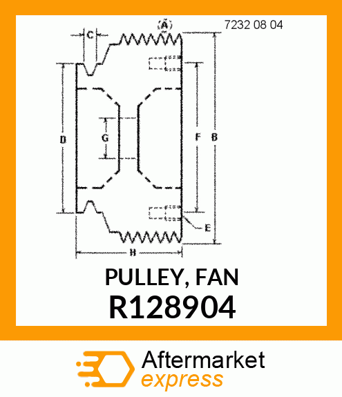 PULLEY, FAN R128904