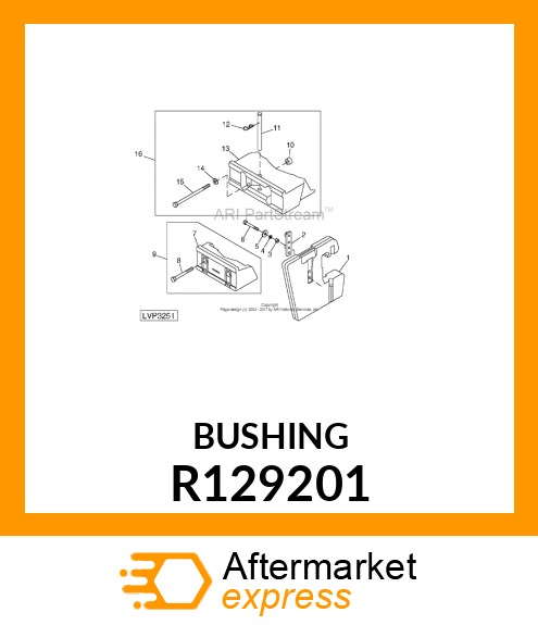 BUSHING, BUSHING R129201