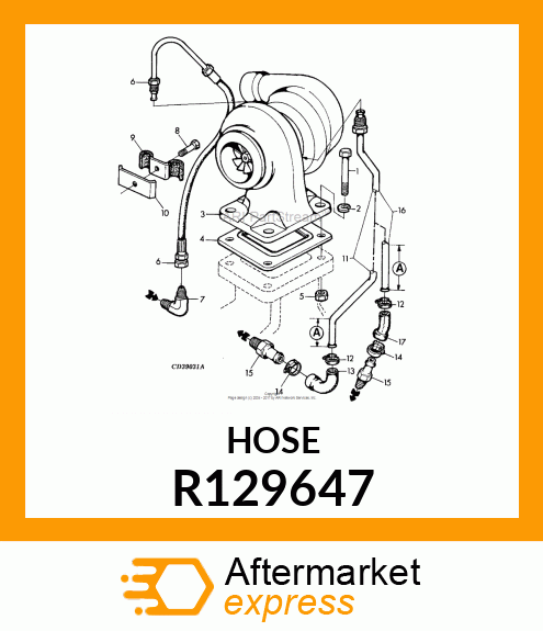 HOSE R129647