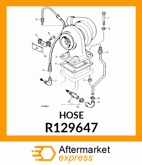 HOSE R129647