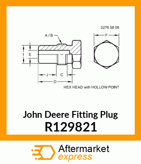 FITTING PLUG R129821